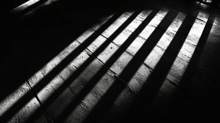 Naklejka premium Dramatic Shadows and Light on Textured Surface