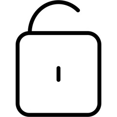 open lock icon