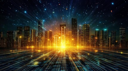 Dynamic Urban Lights in Virtual Reality Space