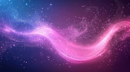 Obraz premium Flowing Light Patterns in Bright Colors