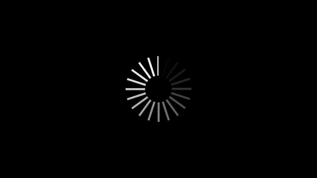 Loading Icon Animation - Minimal Rotating Symbol