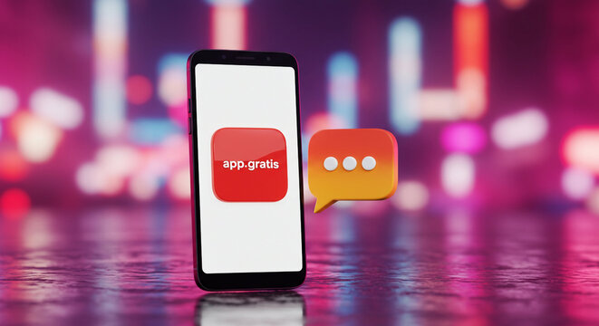 Mobile App Communication - Modern Messaging Design