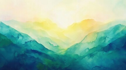 Obraz premium Soft Landscape with Blurred Backgrounds and Light Hues