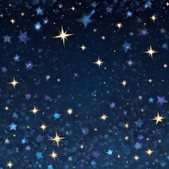 Fototapeta premium Glittering starry night background with gemstone