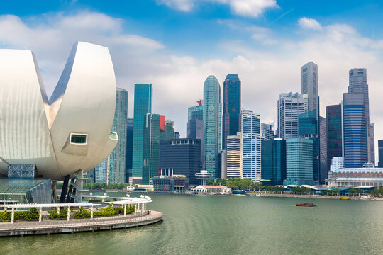 Beautiful Singapore cityscape
