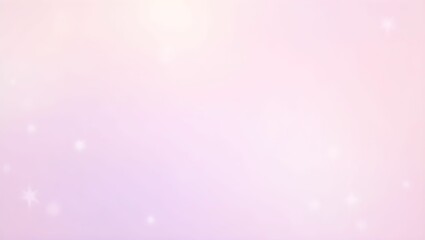 Serene pastel gradient from blush pink to lavender with dreamy mist clouds and delicate sparkle overlay