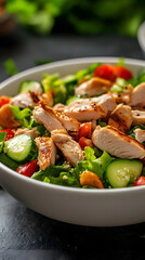 Smoked Chicken Salad With Fresh Cucumbers