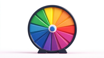 Obraz premium Fortune wheel color on transparent background