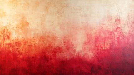 Soft red and beige gradient in vintage style with faded texture, adding depth, creating a minimalist design with a bright tone and blurred empty space on the side for caption or text placement

