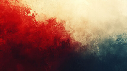 Soft red and beige gradient in vintage style with faded texture, adding depth, creating a minimalist design with a bright tone and blurred empty space on the side for caption or text placement

