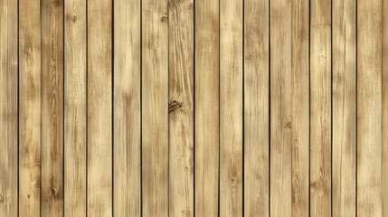 Obraz premium Seamless Background of Vertical Pine Wood Planks Featuring Light Yellowish Tones, Visible Knots, and a Freshly-Sanded Surface for a Natural and Raw Look