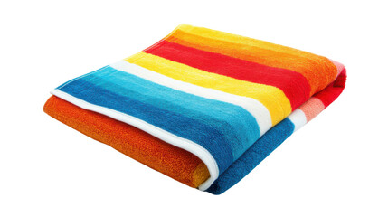 Towel on transparent background