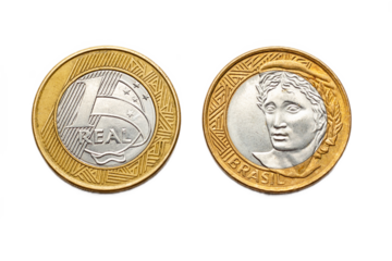 Um Real Frente e Verso | Cara e Coroa