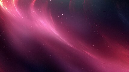 A mesmerizing depiction of swirling colors in the cosmos, showcasing shades of pink, purple, and hints of stars against a dark background.