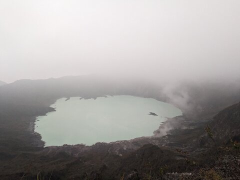 El Chichon volcano also known as Chichonal located in Chiapas Mexico, documenting active volcanic landscape, geological formation, and site of major eruption with environmental and scientific signific