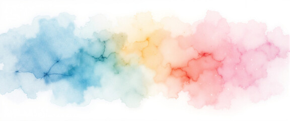 Colorful abstract watercolor texture representing fluid movement and harmony