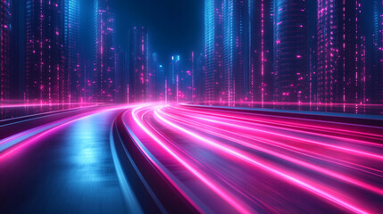 Abstract light rays effect background in minimalistic bright tone creating a modern blurred aesthetic featuring empty blank space on the side symbolizing clarity focus balance amidst chaos