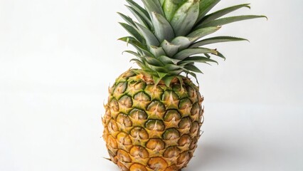 Fototapeta premium Whole pineapple on a white background 