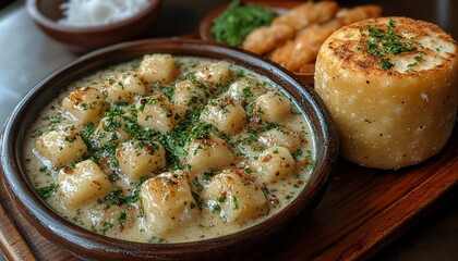 Creamy Gnocchi with Parmesan and Herbs