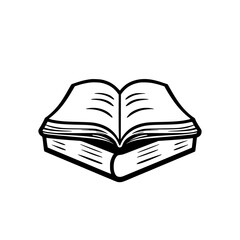 Open Book Illustration: A Symbol of Knowledge and Learning