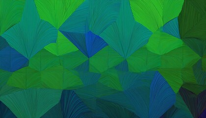 abstract blue green geometric shapes grass texture backdrop design modern