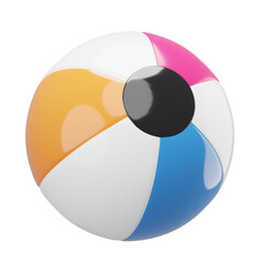 Summer and Beach 3D Illustration