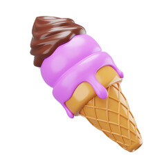 Summer and Beach 3D Illustration