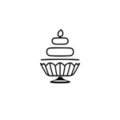 A delectable cupcake design, perfect for bakeries and dessert shops. This image is ideal for websites, menus, and marketing materials. The elegant design is both modern and timeless.