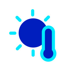 hotday weather duo tone icon