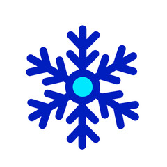 snowflake duo tone icon