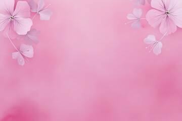 Fototapeta premium Delicate pink floral background featuring soft blossoms, creating a serene atmosphere for design use
