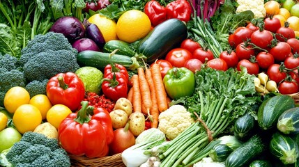 Harvesting earth day celebrations vibrant organic fruits and vegetables in a rustic basket