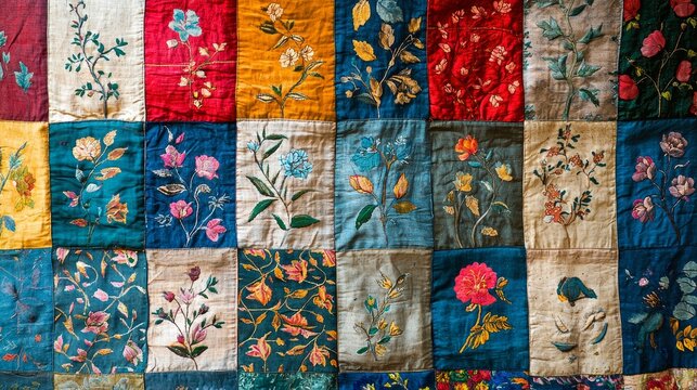 Artistic journey through antique indian fabric patterns textile art and cultural heritage insights