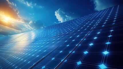 Sunset Solar Panel Field, Energy Production