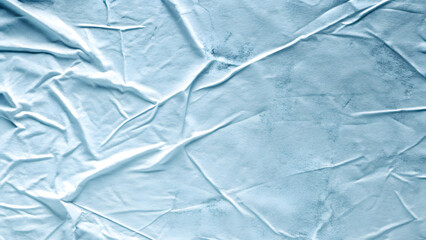 Obraz premium white crumpled and creased glued wrinkled paper texture background