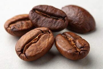 Obraz premium High-quality roasted coffee beans for brewing