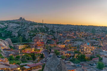 Naklejka premium Turkey - Cappadocia - Göreme at Twilight