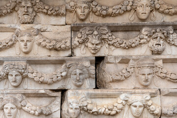 Turkey - Aphrodisias - Atrium House Reliefs