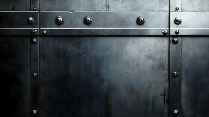 Fototapeta premium Dark Metal Panel Texture Background