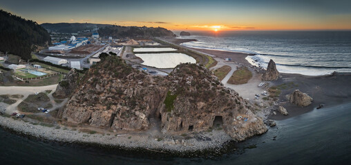 Piedra de las Ventanas at Constitucion, Maule, Chile
