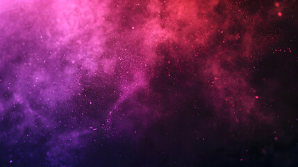 Obraz premium Pink and red nebula, cosmic dust, space background, website banner