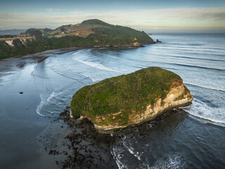 Piedra Run en Mar near Ancud, Chiloe Island, Chile