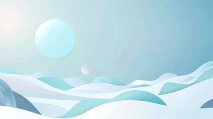 A captivating light blue gradient minimalist background that radiates simplicity and tranquility. The smooth light blue gradient, gradually shifting from one shade to another, creates a soft and visua