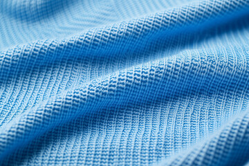 Naklejka premium Blue clothing fabric jersey texture