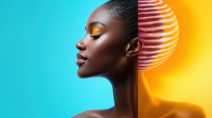A vibrant infographic explaining the science behind melanin production and tanning