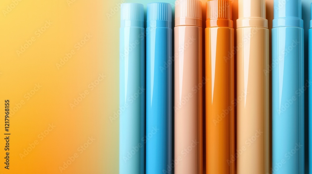 Aufkleber a vibrant bar graph comparing satisfaction levels with various tanning lotions