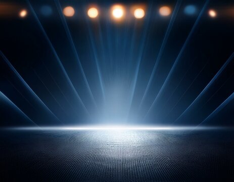 un fondo oscuro con luces iluminando el fondo con espacio de copia para diseno o plantilla