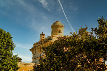 Old Stone Turrets in Vallatta Malta
