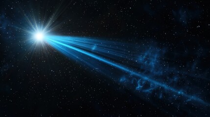 Cosmic Light Beam in Space