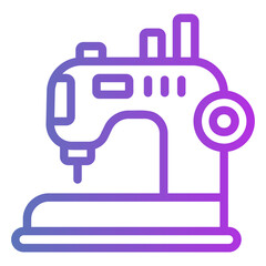 sewing mechine Gradient icon